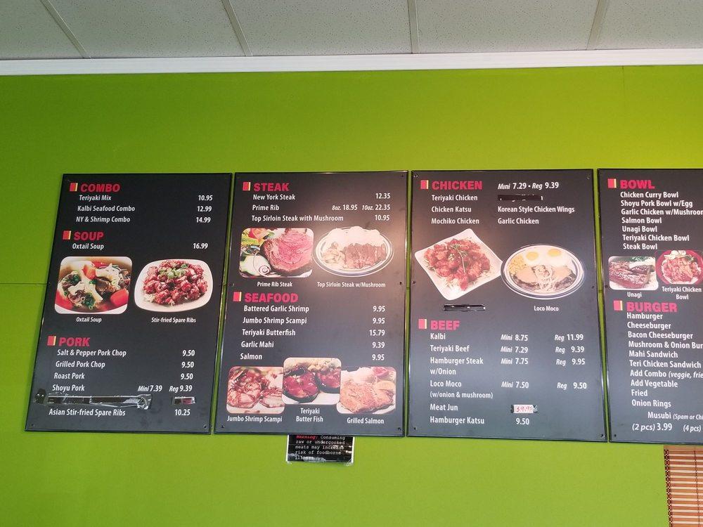 Menu at Pan's Kitchen restaurant, Kaneohe