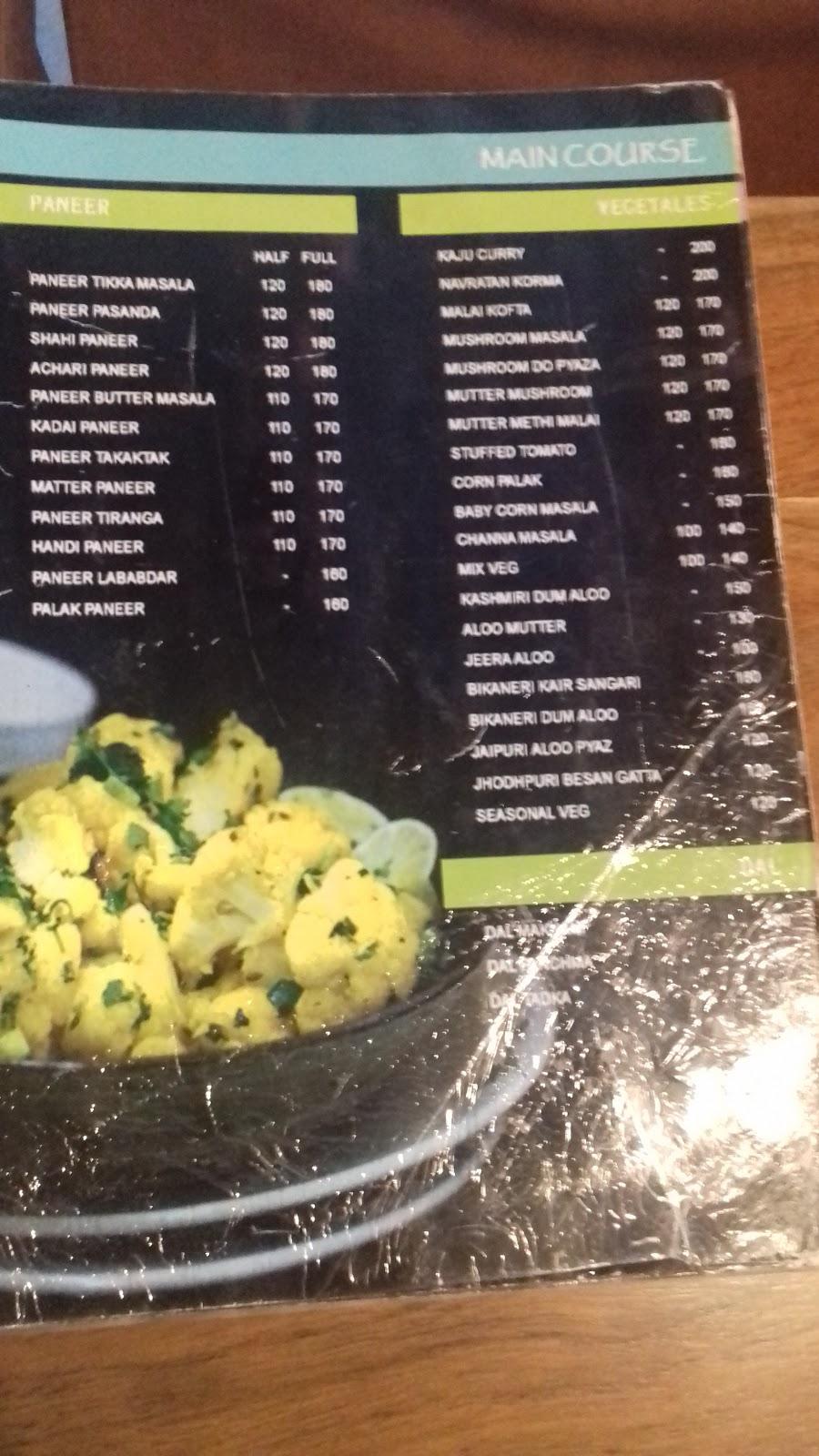 Yummy Restaurant menu