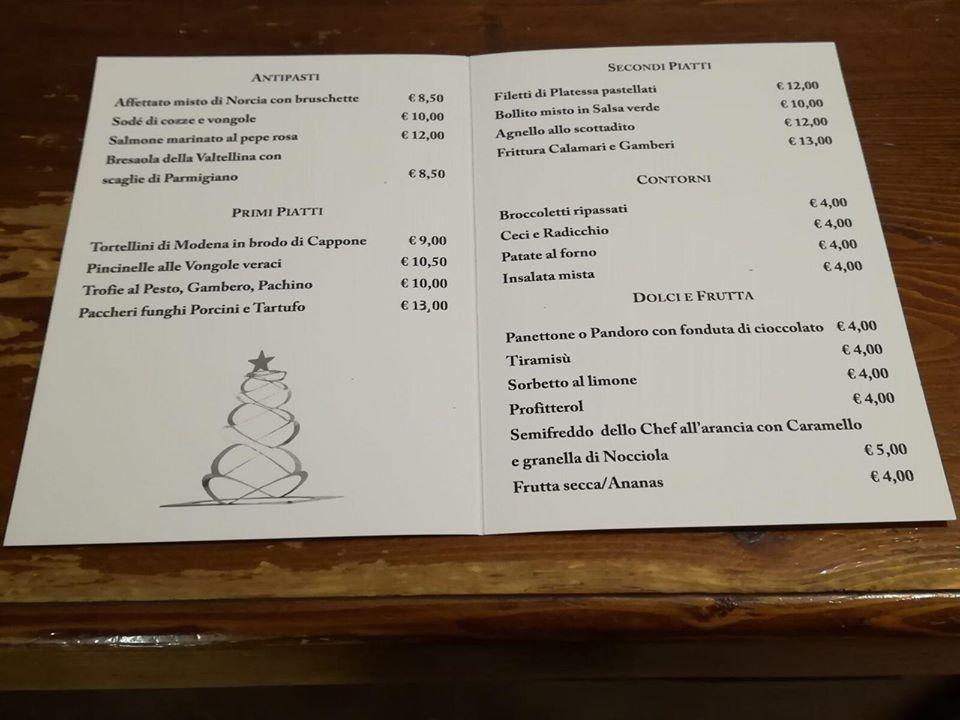 Menu Da La Buca Di San Faustino Ristorante Viterbo