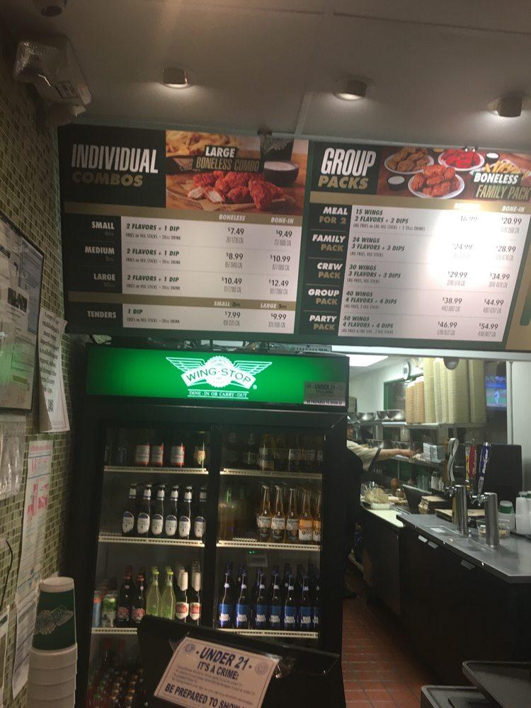 Menu at Wingstop restaurant, Humble, 128 1st St E
