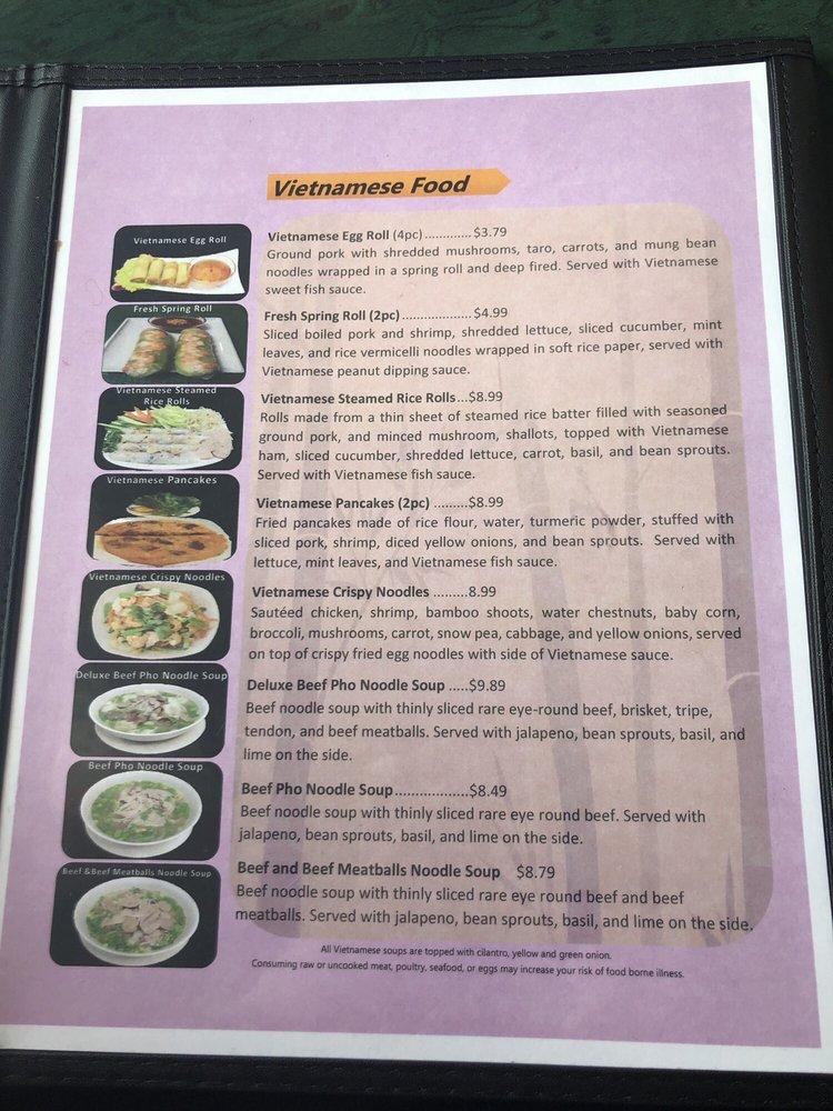 Menu at Asia Express restaurant, Springfield, S Campbell Ave