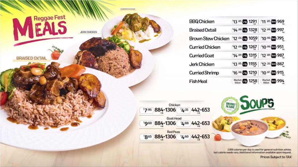 Carta de Golden Krust Caribbean Restaurant, Municipio de Union, US Hwy