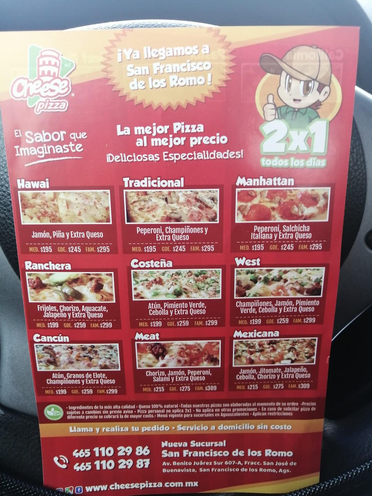Restaurante Cheese Pizza San Francisco del los Romo, San Francisco de
