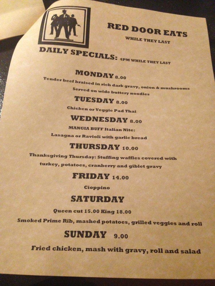 Menu at Sea Star Spirit House pub & bar, Gold Beach