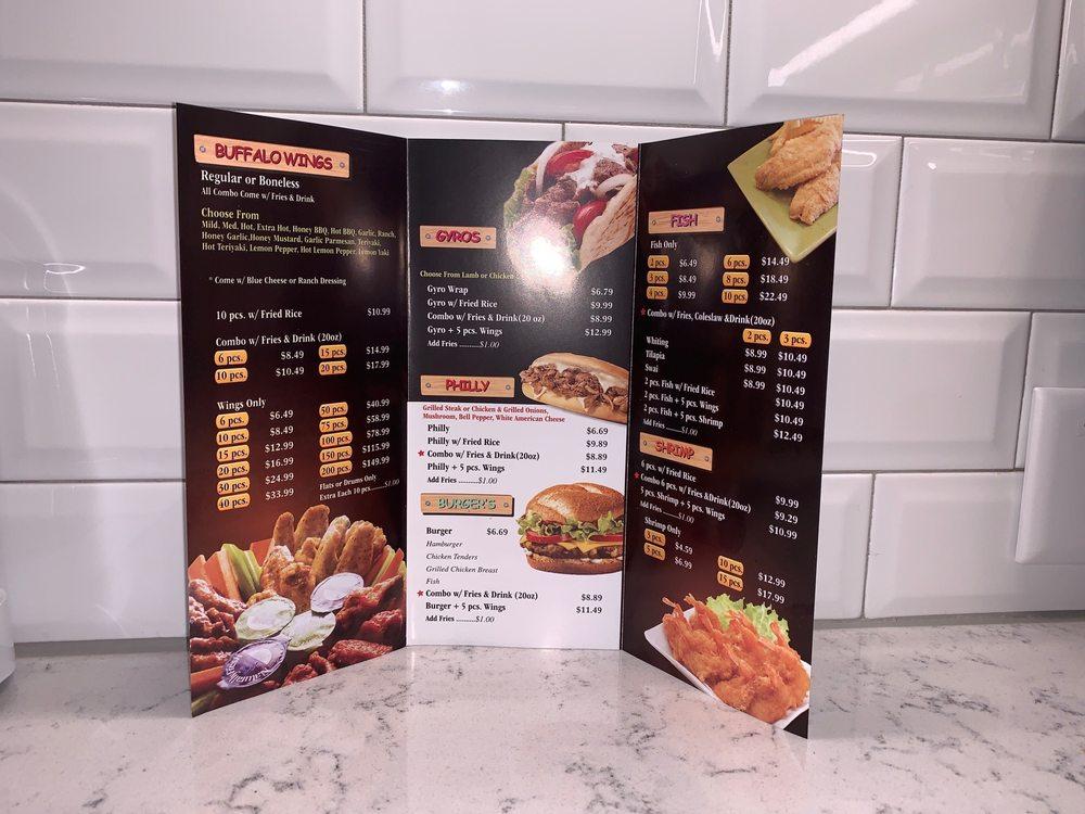 Menu at Wings 101 restaurant, Smyrna, 998 Windy Hill Rd SE