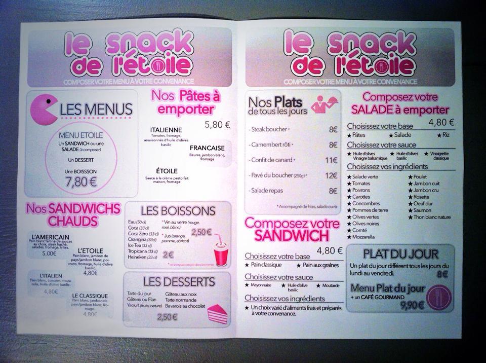 menu-at-le-snack-de-l-etoile-restaurant-castelnau-le-lez