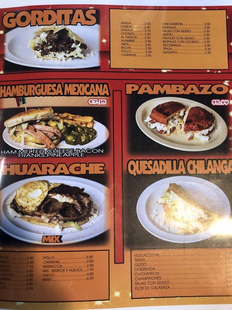 Carta del restaurante El Cuñado Mexican Cuisine, Rogers