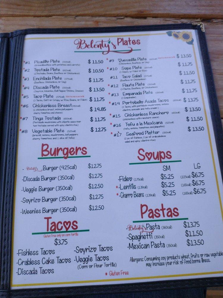 menu-at-belenty-s-love-mexican-vegan-restaurant-fort-worth