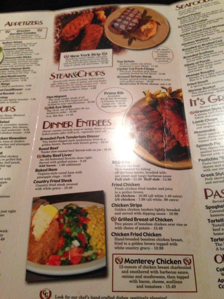 Grecian Gardens Chillicothe Il Menu Fasci Garden