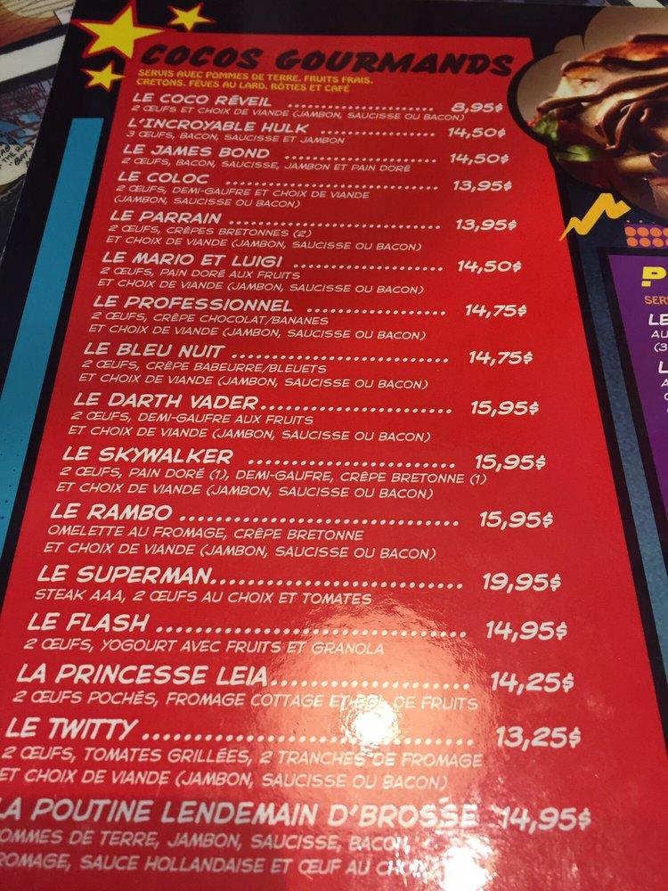 Menu Au L Usine D Jeuner Restaurant Repentigny