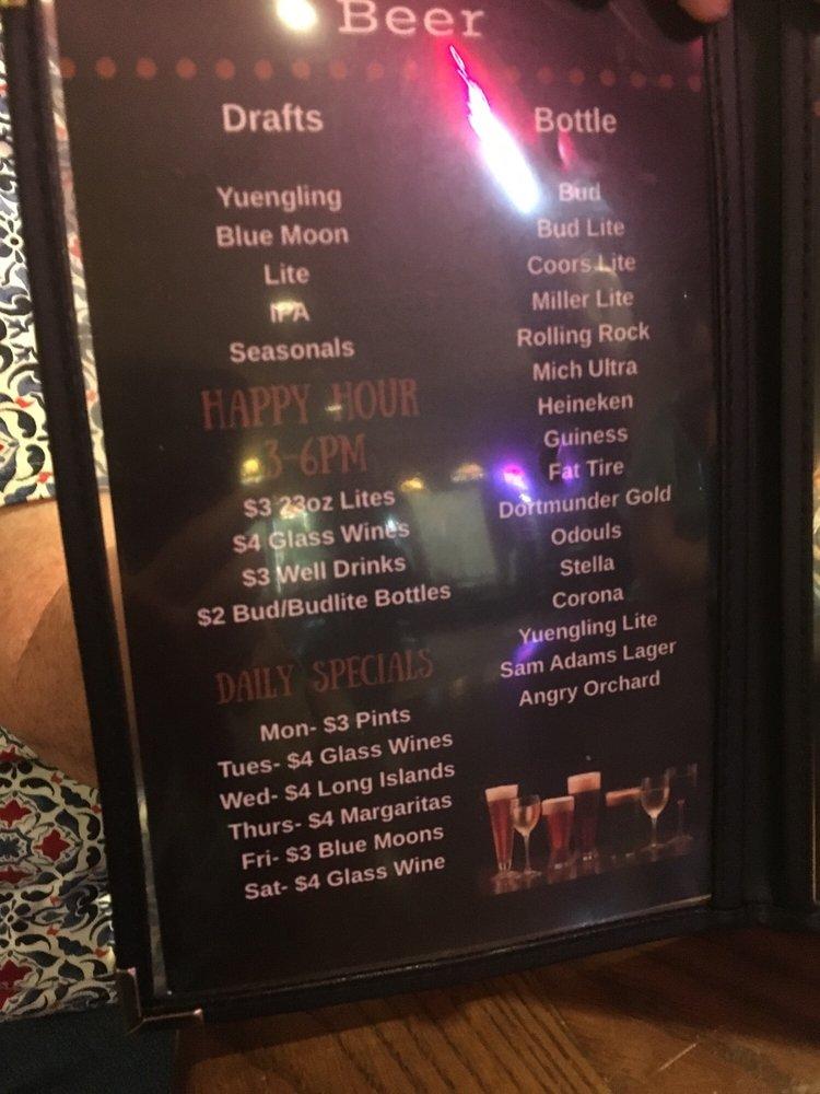 Menu at Menches Brothers Restaurant & Pub, Green