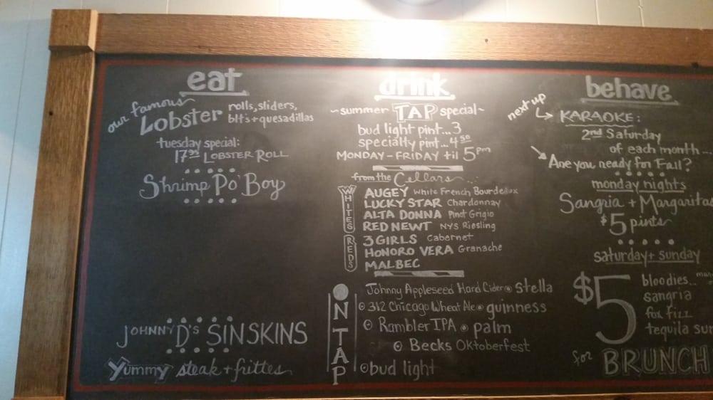 Menu at The Tavern at Croton Landing pub & bar, CrotononHudson