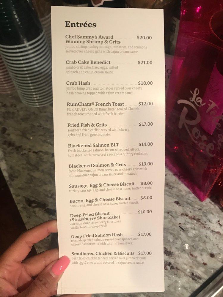 Menu at Milk & Honey Glenarden restaurant, Glenarden