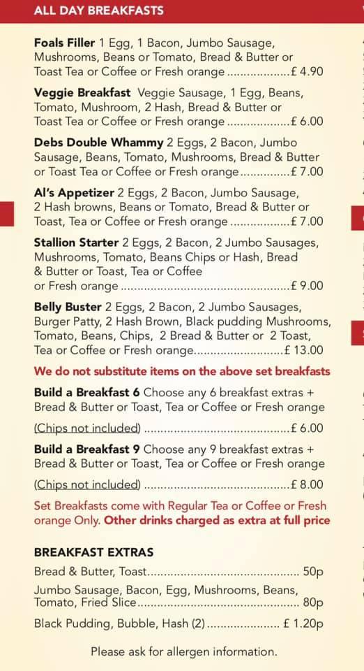 Menu at Deb's Diner Burnham, BurnhamonCrouch