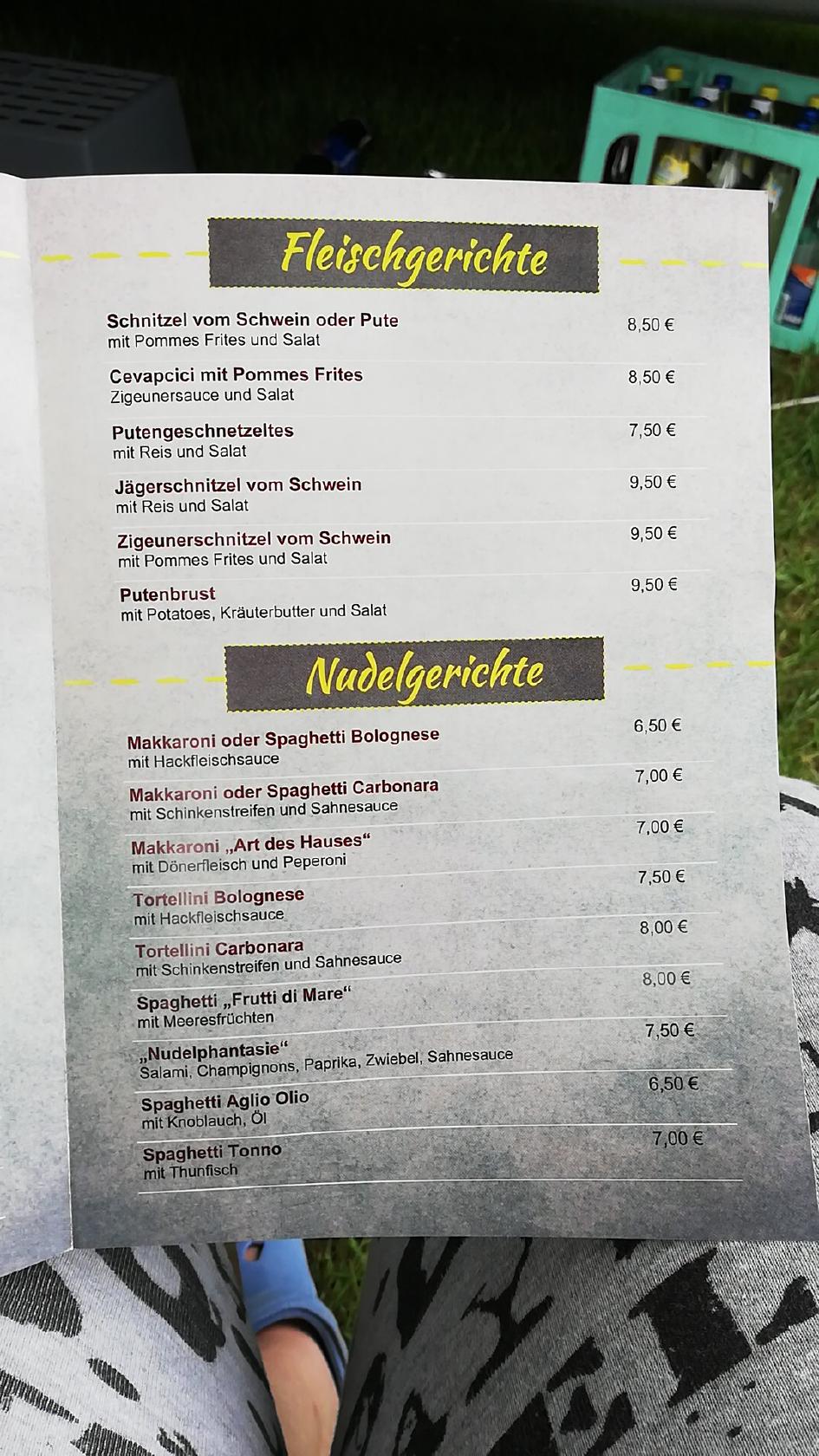 Speisekarte von Pizza 2000 bei Mustafa, Waging am See