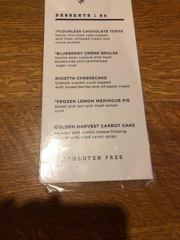 Menu at West Wind Supper Club, River Falls