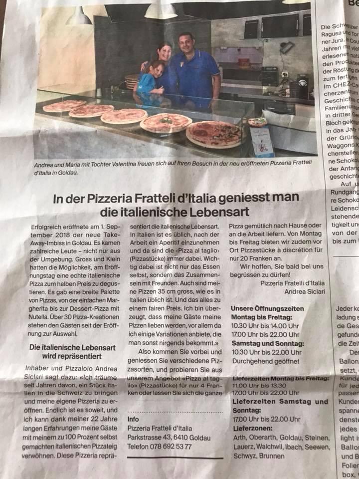 Menu di fratelli d'Italia 