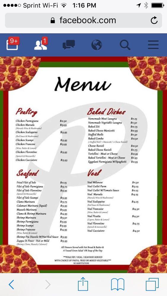 Menu at Panchos Pizza and Wings pizzeria, Liberty