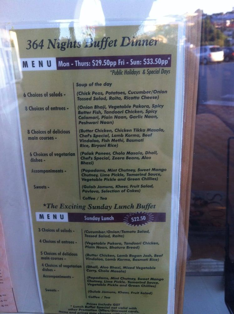 Menu at KOHINOOR Restaurant, Padbury
