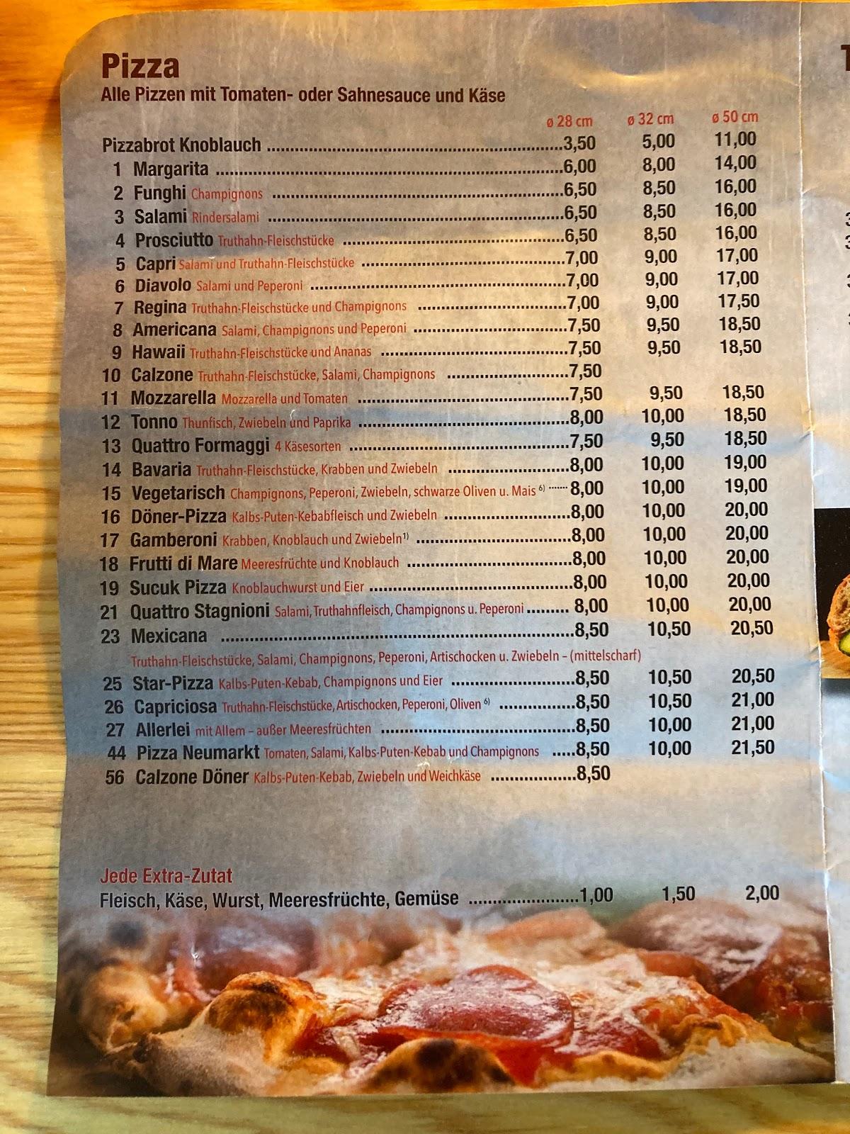 Speisekarte von Aram‘s Döner restaurant, Neumarkt-Sankt Veit