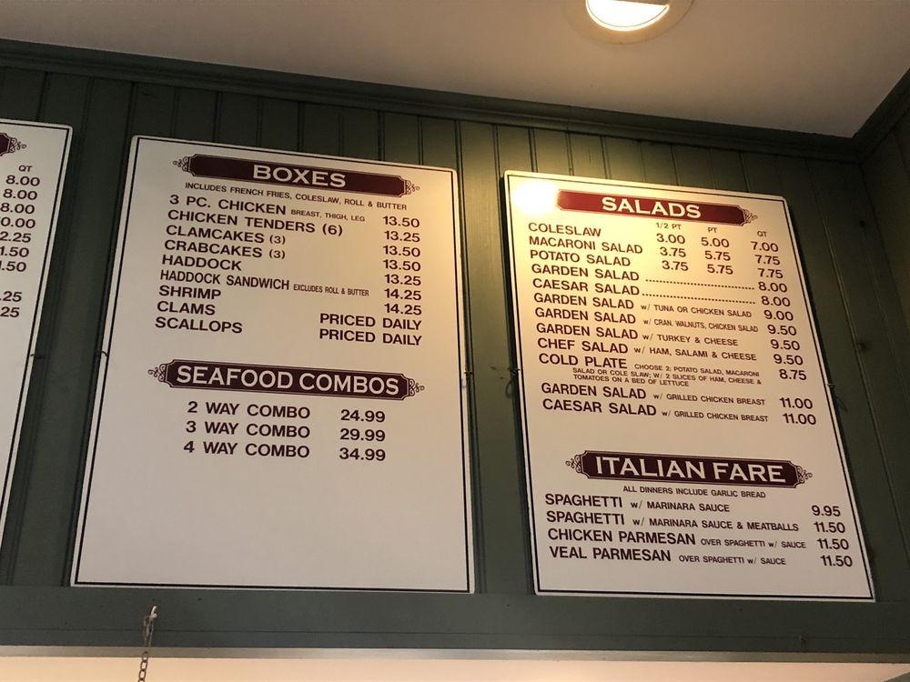 Menu at Rosa's Deli, Sanford