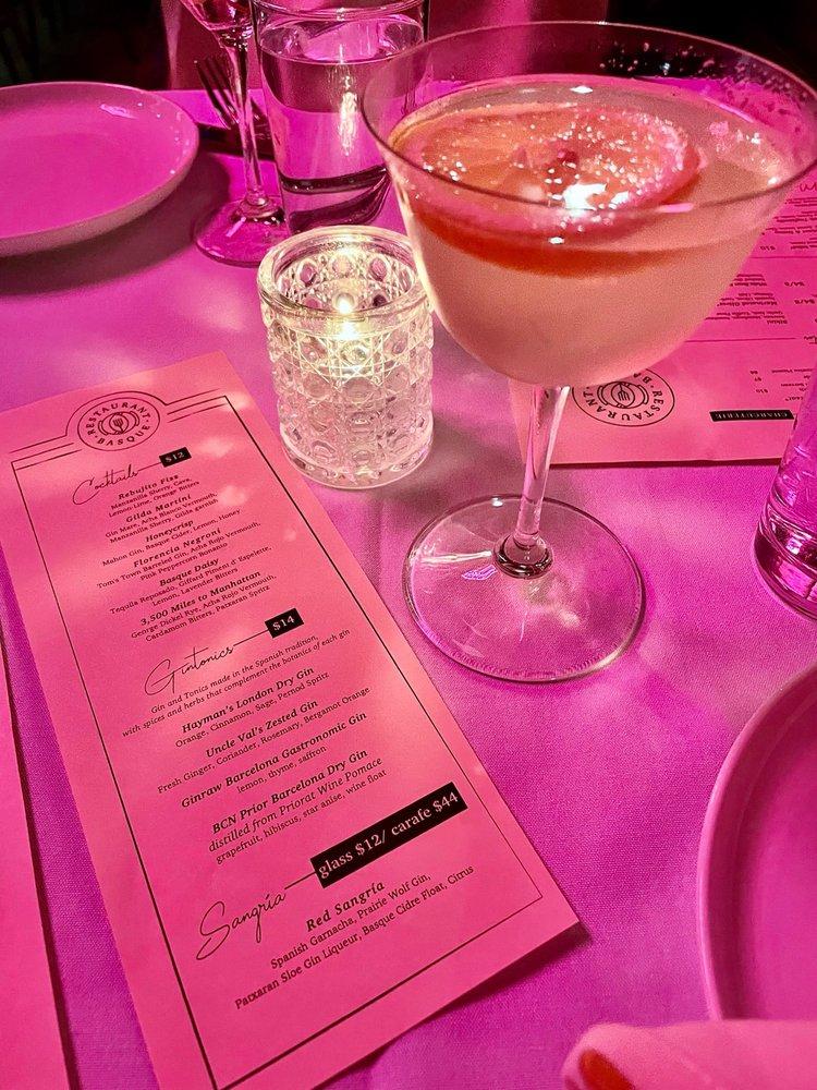 Menu at Restaurant Basque, Tulsa, 114 N Boston Ave
