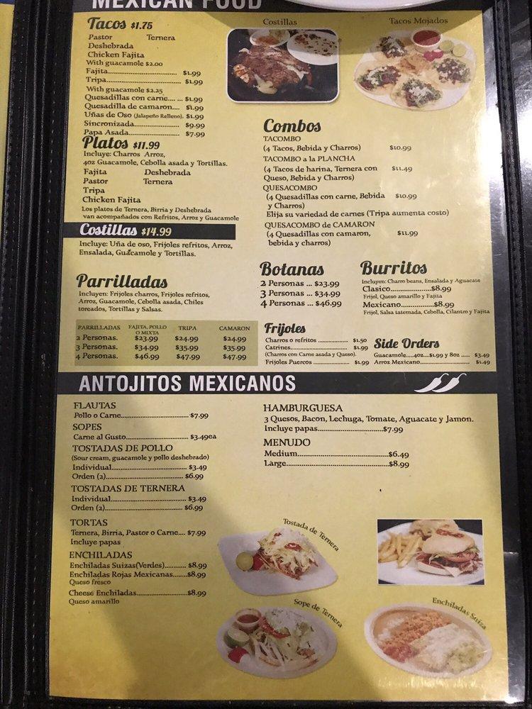 Menu at Kissi Restaurant, McAllen, 705 S 10th St