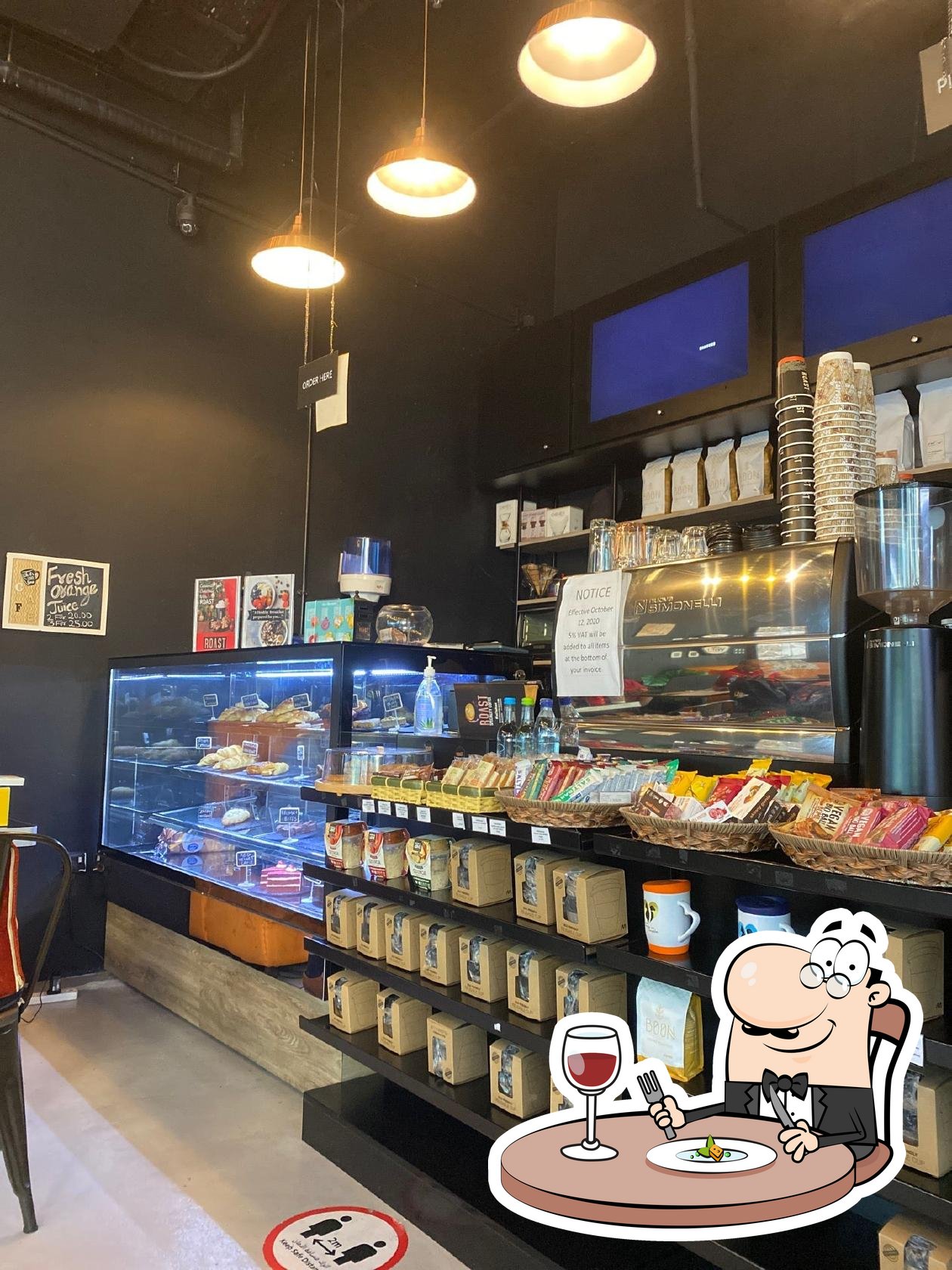 Roast Speciality Coffee cafe, Dubai Restaurant menu and reviews
