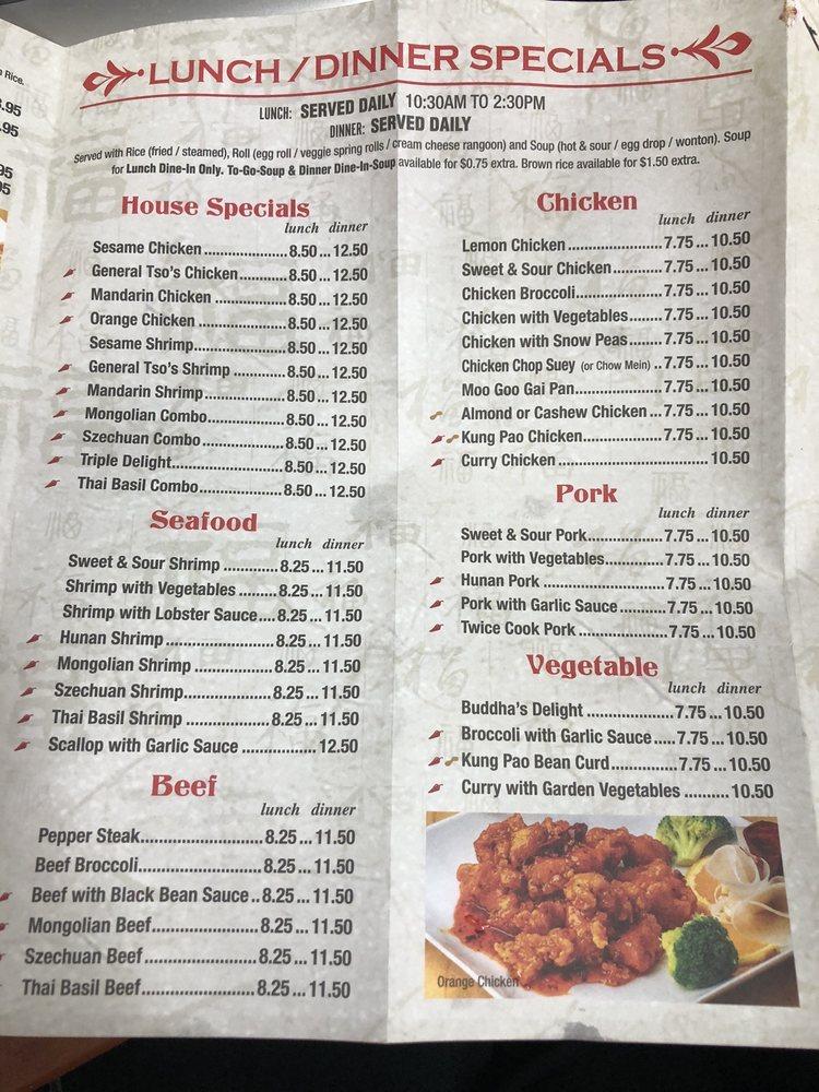 Menu at Delicious Garden (San Antonio) restaurant, San Antonio, N Loop