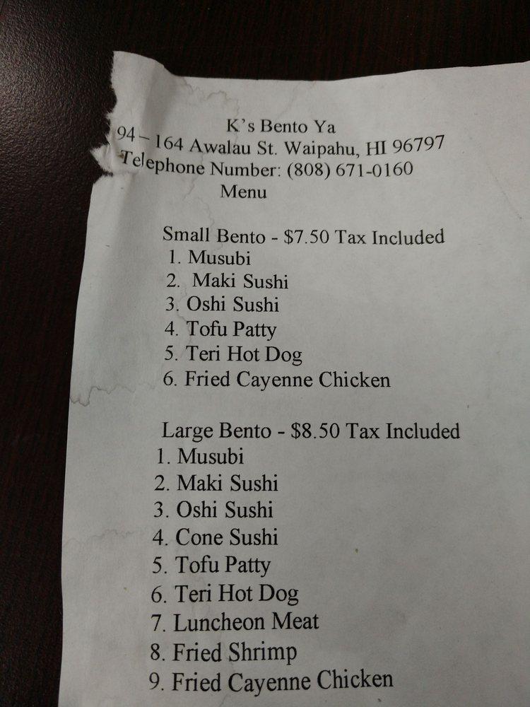 menu-at-k-s-bento-ya-restaurant-waipahu