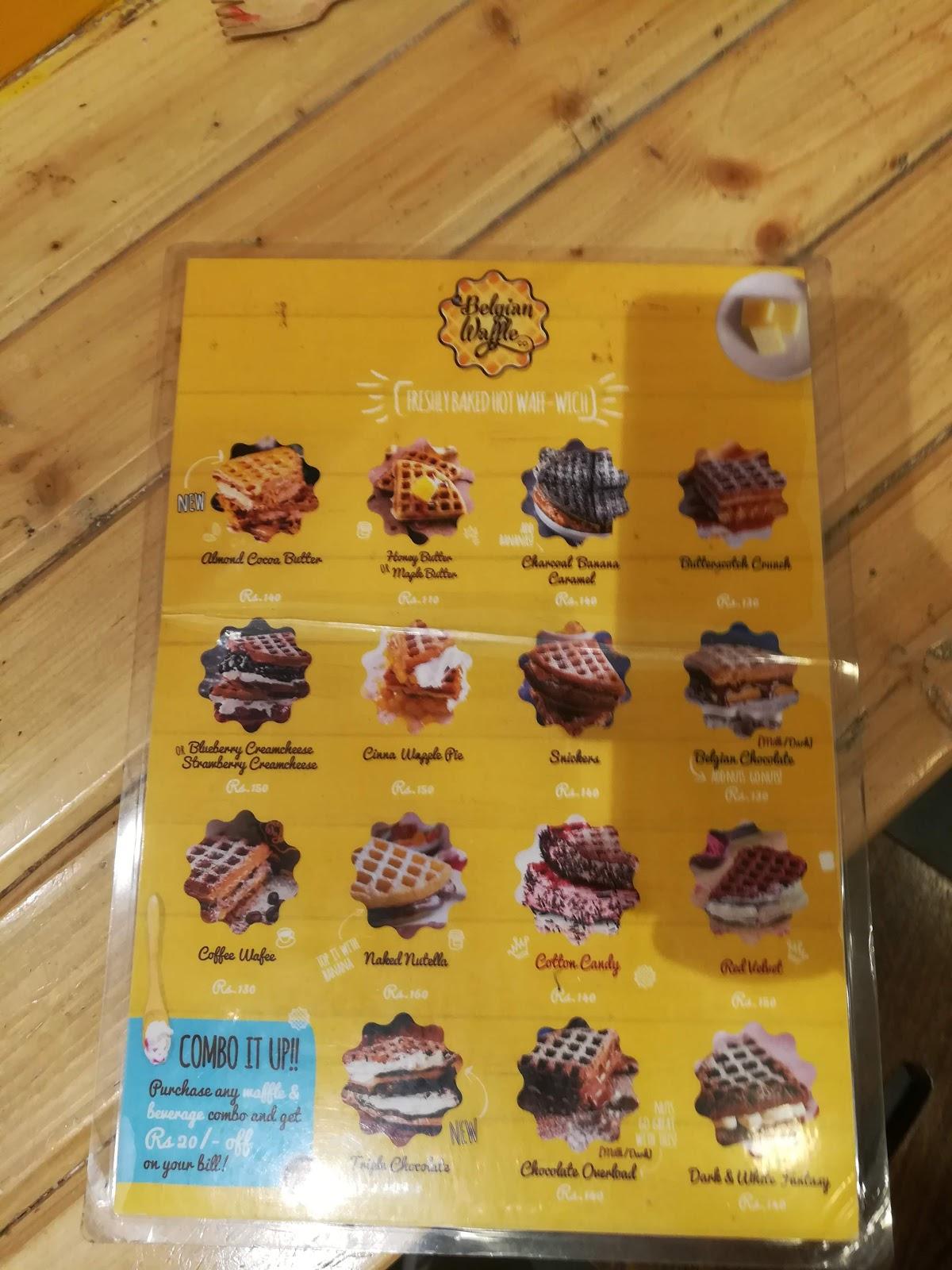 Menu at The Belgian Waffle Co. Mumbai Central, Mumbai