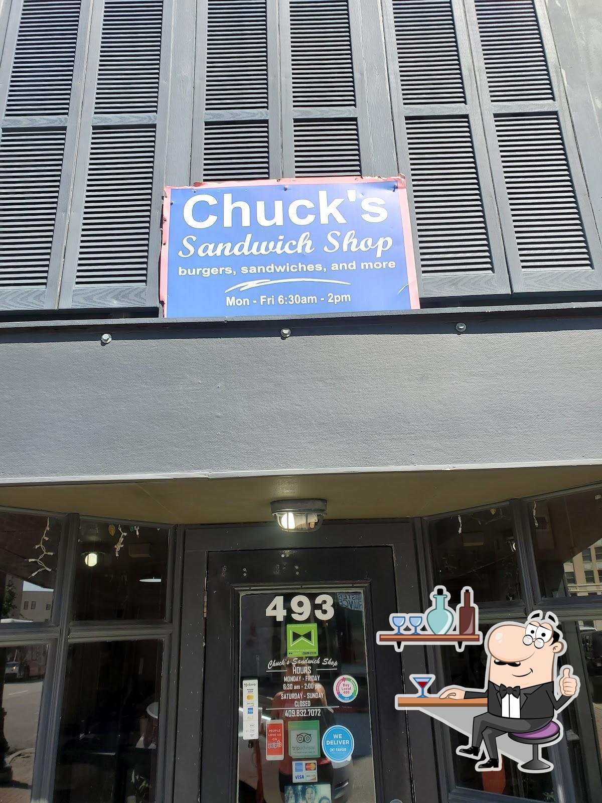 Chuck s Sandwich Shop in Beaumont Restaurant menu and reviews