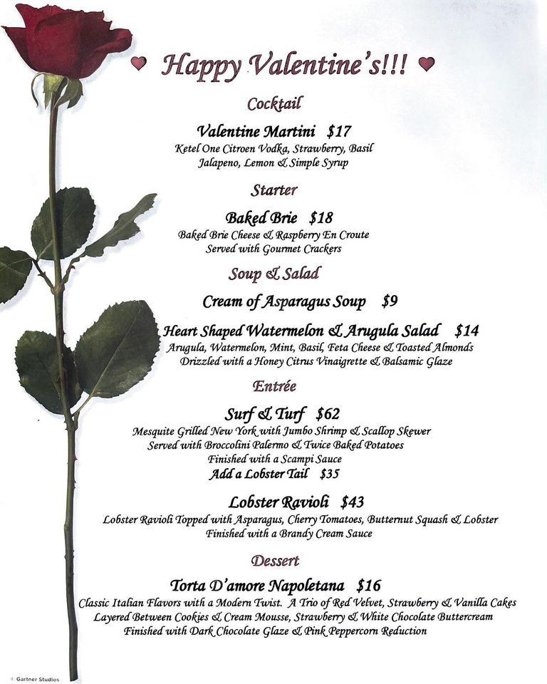 Menu at Salt Creek Grille Valencia steakhouse, Santa Clarita, Town