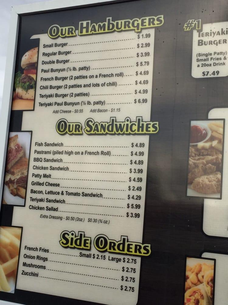 Menu at Country Boy Drive In, LLC restaurant, Bakersfield