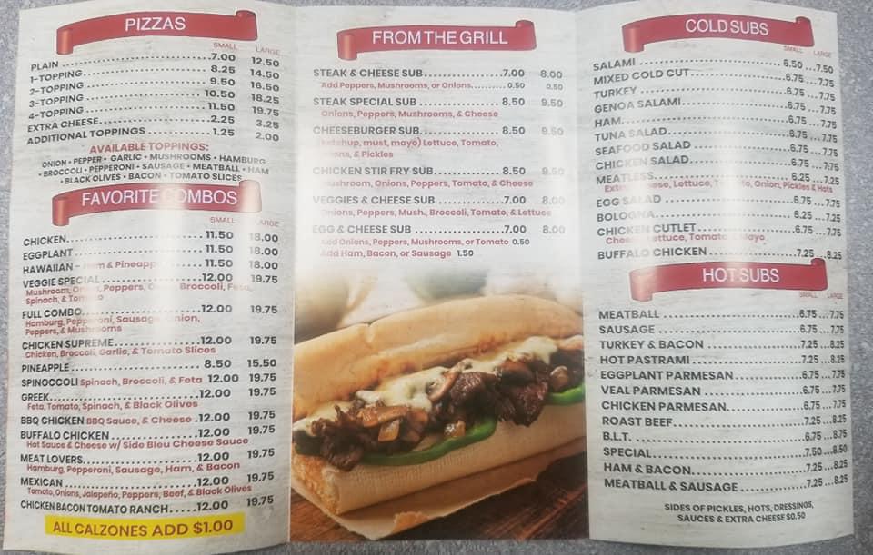 Menu At Harry S Famous Pizza Pizzeria Northbridge