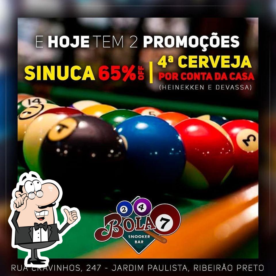 Bola 7 Snooker Bar Ribeirão Preto - Você sabe por que Bola 7? 🔝Porque no  jogo oficial de snooker, seja o brasileiro ou o Snooker Inglês, a Bola 7 é  a mais