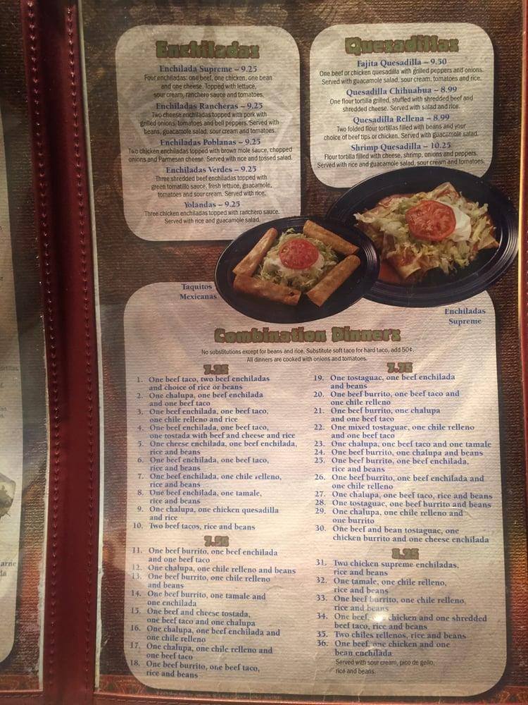 Menu at El Azteca - Norfolk restaurant, Norfolk, E Little Creek Rd