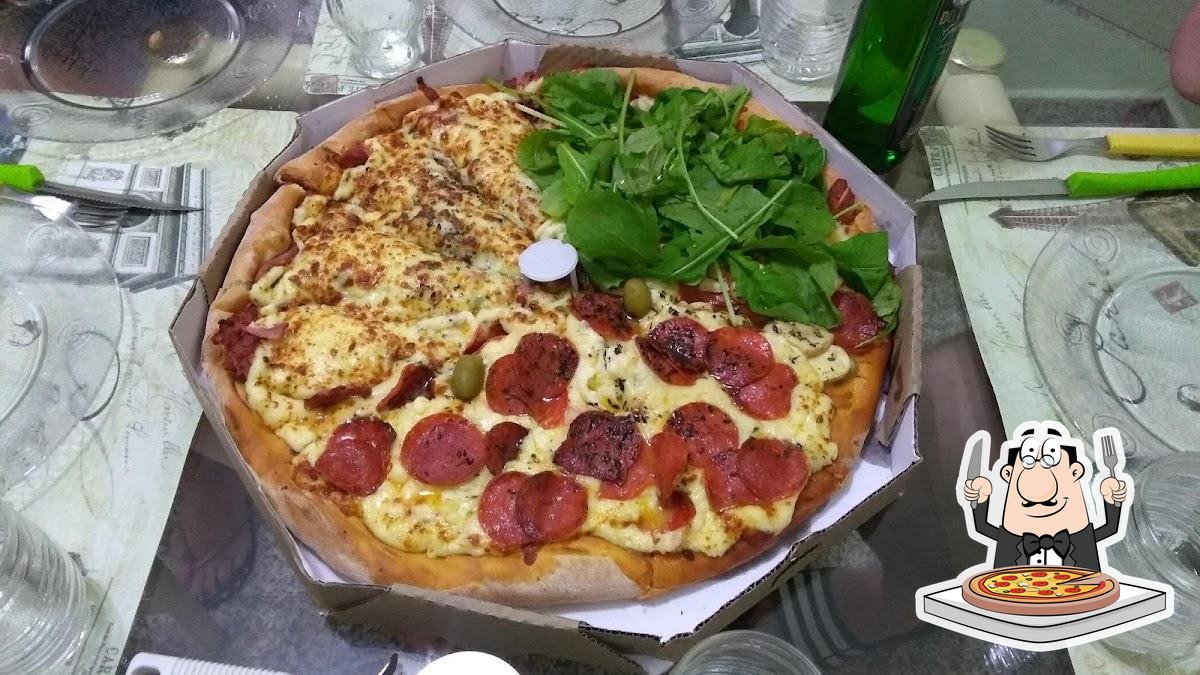 Pizza com borda de cheddar 🍕😁 - Picture of Pizzaria Fratello, Bertioga -  Tripadvisor