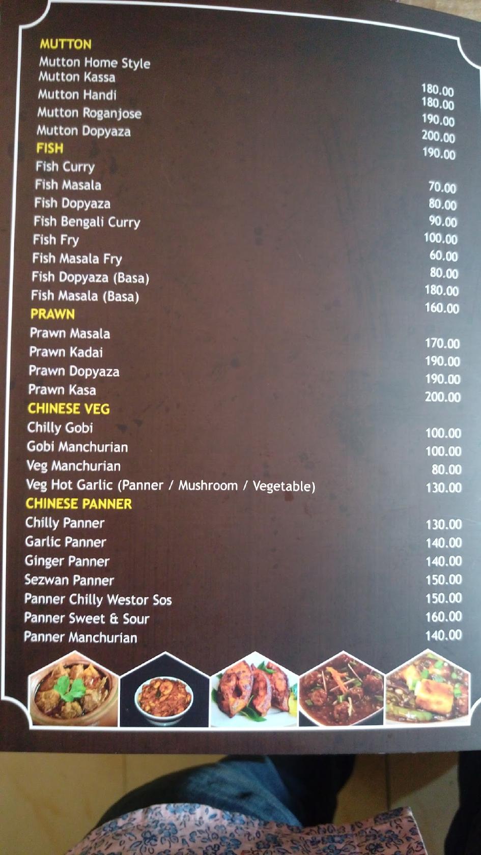 Mutton Restaurant menu