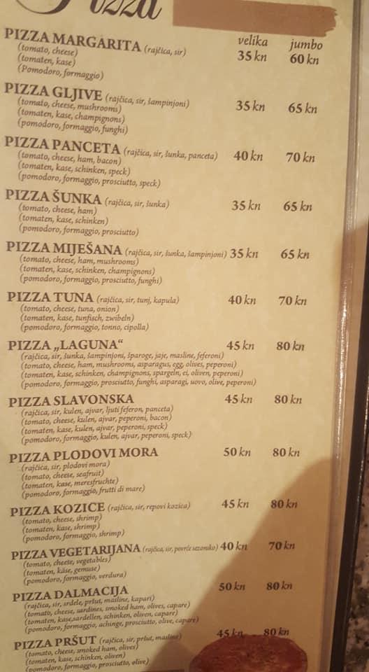 Pizzeria laguna 2024