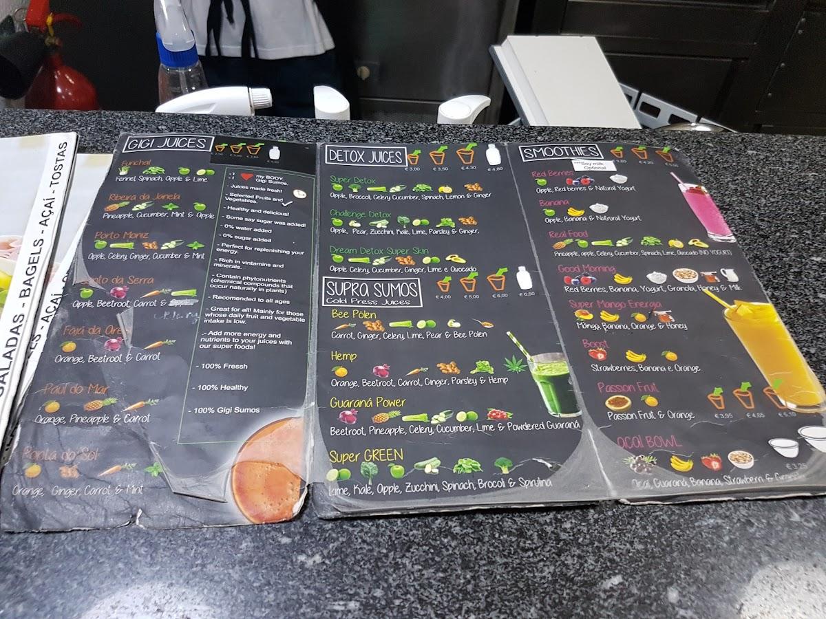 Menu em Art Food Corner Madeira pub & Bar, Funchal