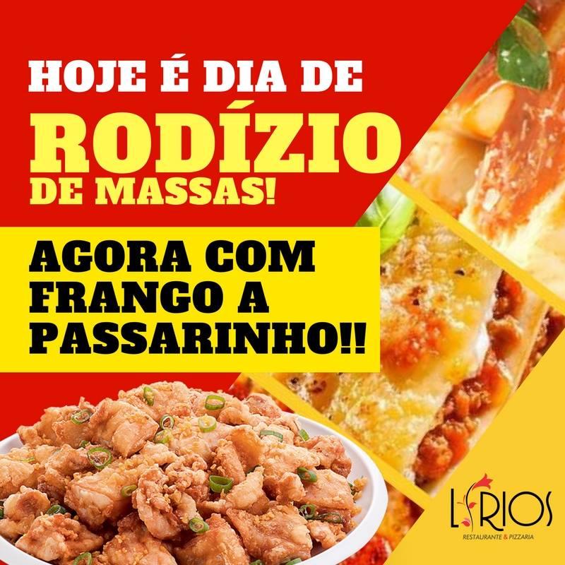 Lirios restaurante cardápio