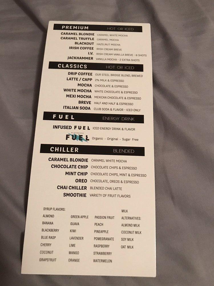 Menu At Black Rock Coffee Bar Houston W Sam Houston Pkwy S