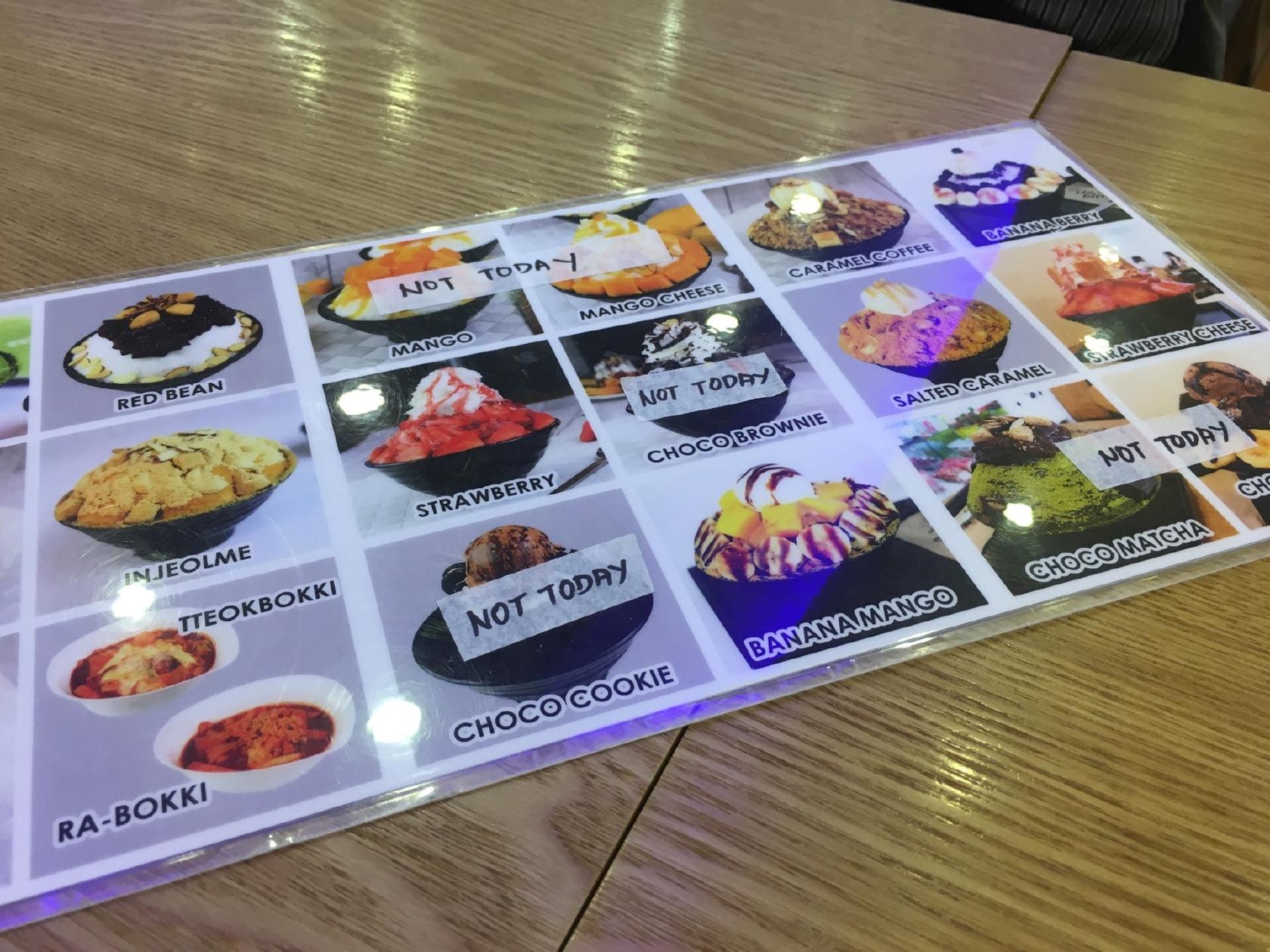 Menu At Hobing Korean Dessert Cafe Pasig Pasig Lg F Ayala Malls The 30th