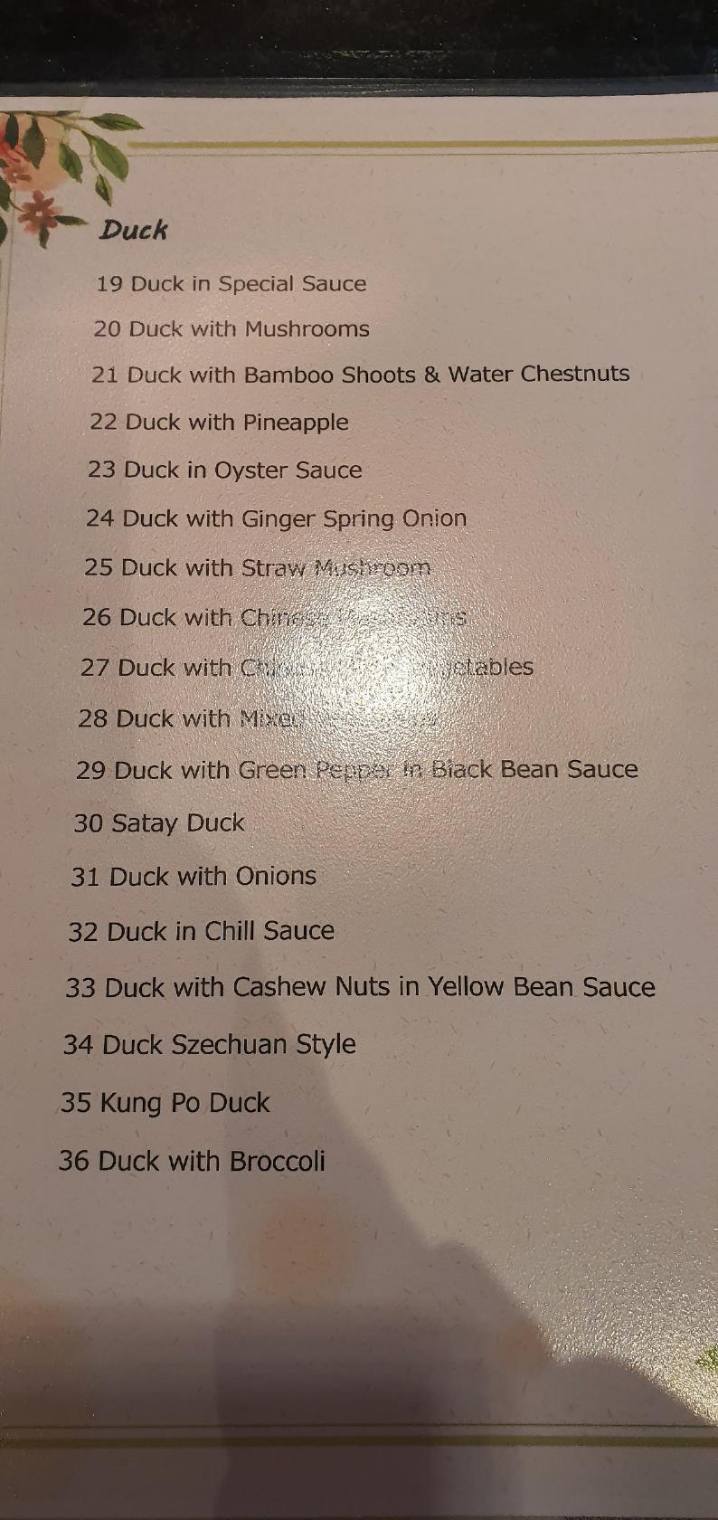 Menu at Panda Town fast food, Leighton Buzzard