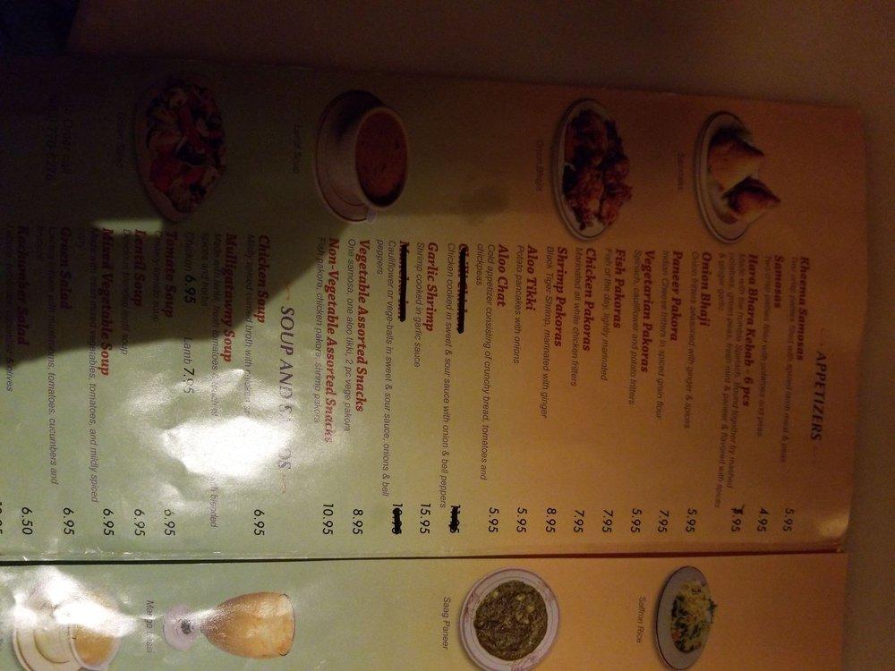 Menu at Karma Indian Cuisine and Lounge restaurant, Puyallup