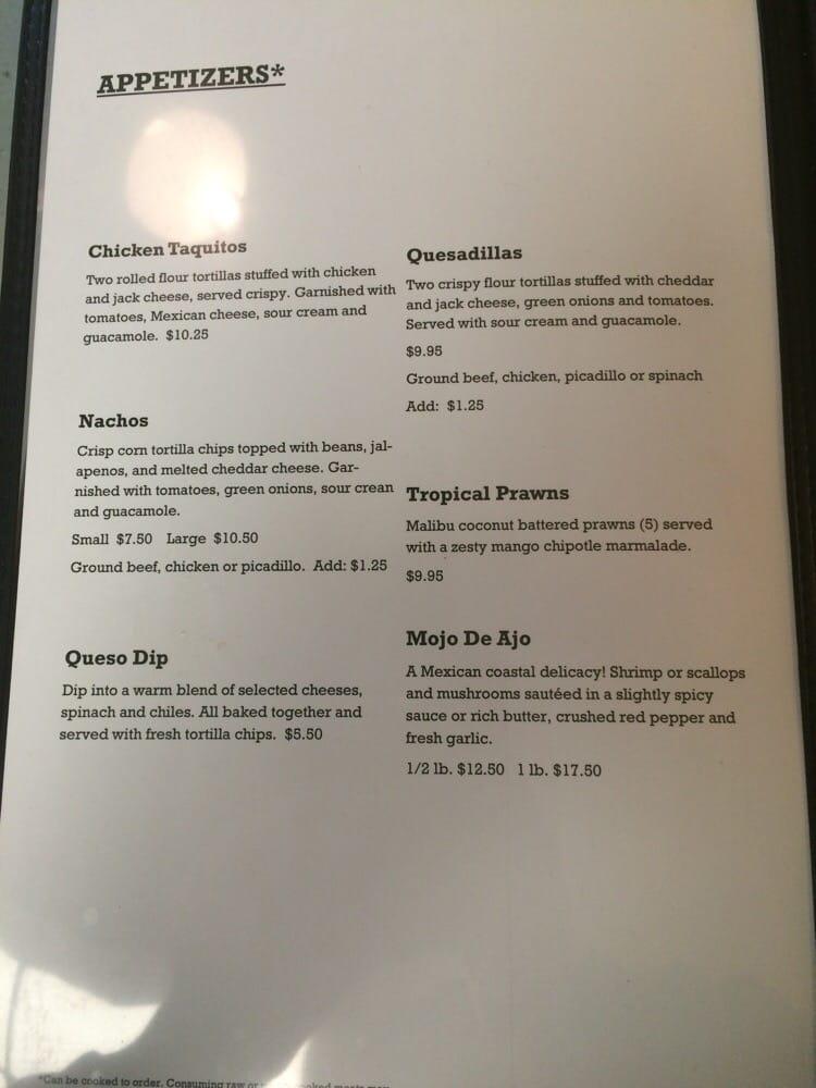 Menu at Maracas Mexican Grill South Hill restaurant, Spokane, E 57th Ave suite 4