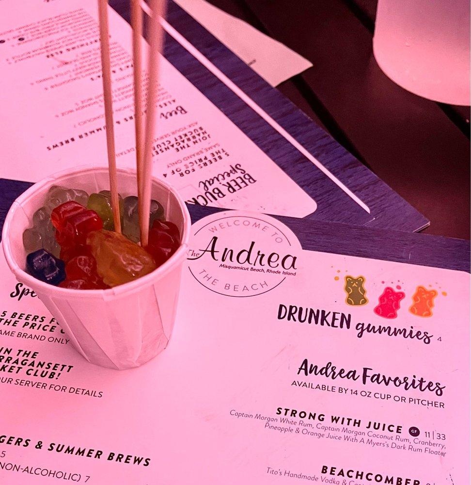 Menu at The Andrea Seaside Restaurant and Beach Bar, Westerly