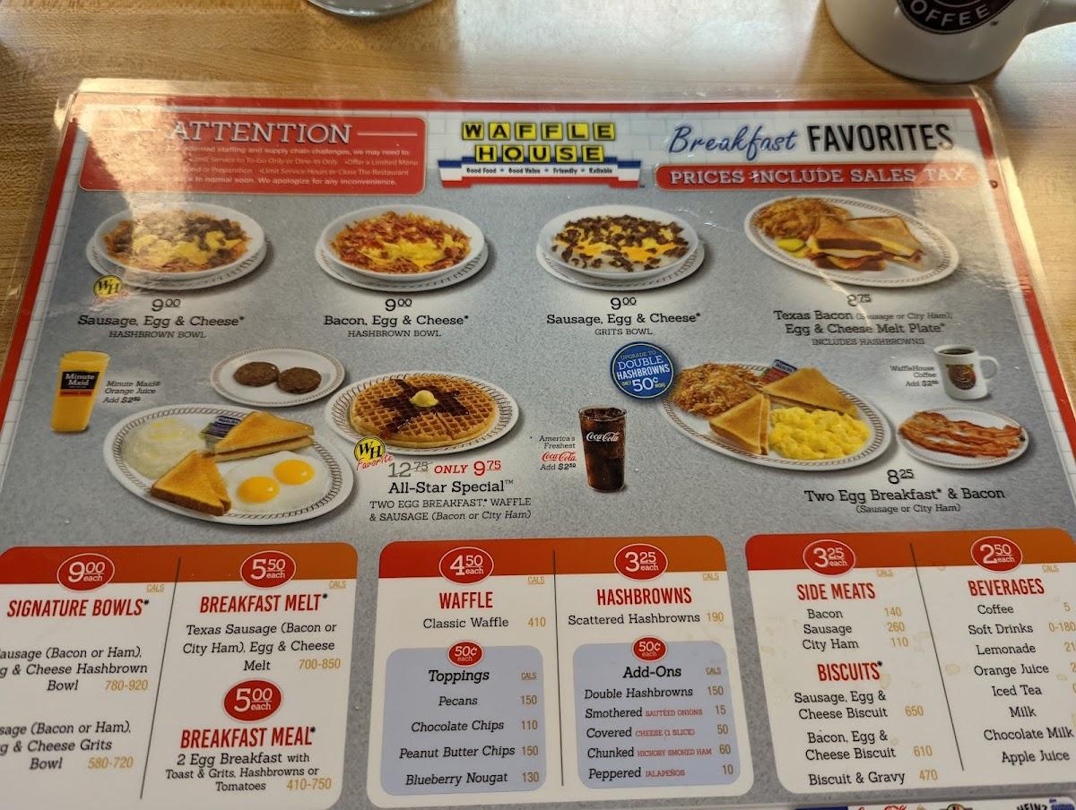 WAFFLE HOUSE, Chattanooga - 3805 Cummings Hwy - Menu, Prices & Restaurant  Reviews - Tripadvisor