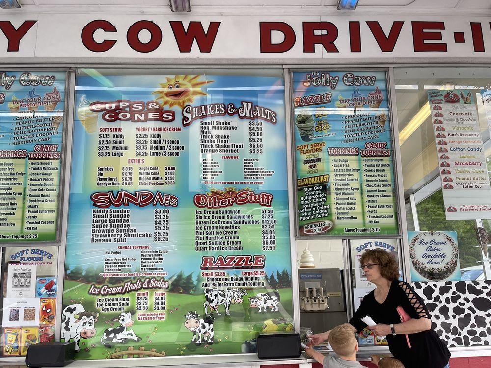 Menu at The Jolly Cow, Lake Katrine